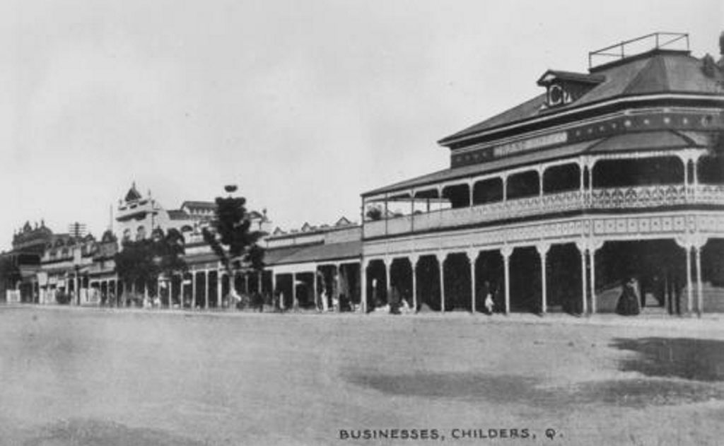 The Grand Hotel in Childers in 1915. The Grand Hotel in Childers in 1915.